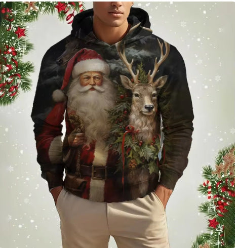 Santa Claus Men's Pattern Sweater - TIRBOPRIME