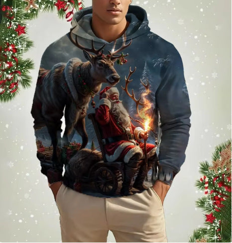 Santa Claus Men's Pattern Sweater - TIRBOPRIME