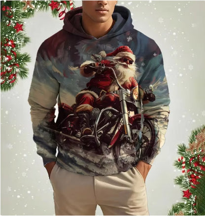 Santa Claus Men's Pattern Sweater - TIRBOPRIME