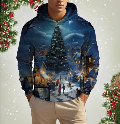 Santa Claus Men's Pattern Sweater - TIRBOPRIME