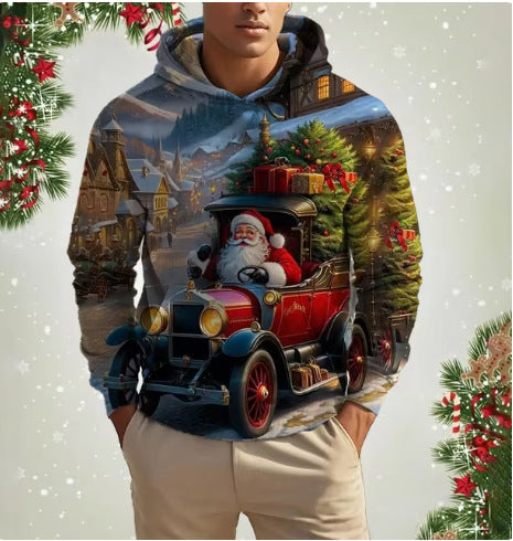 Santa Claus Men's Pattern Sweater - TIRBOPRIME