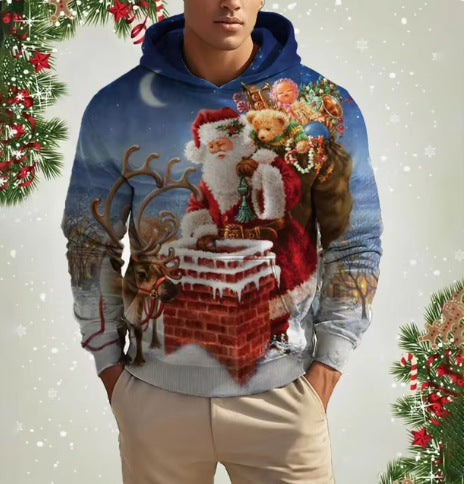 Santa Claus Men's Pattern Sweater - TIRBOPRIME