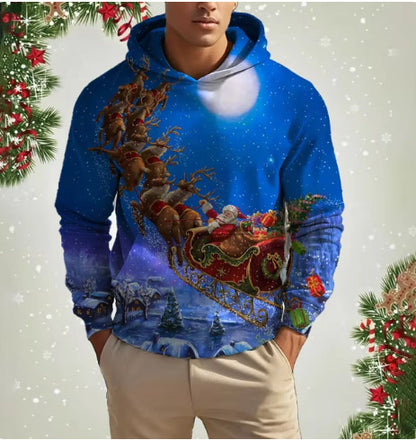 Santa Claus Men's Pattern Sweater - TIRBOPRIME