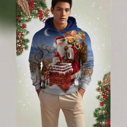 Santa Claus Men's Pattern Sweater - TIRBOPRIME