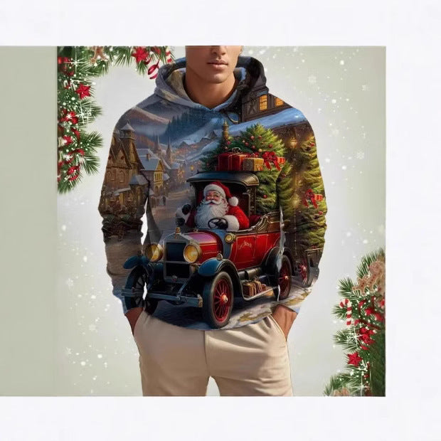 Santa Claus Men's Pattern Sweater - TIRBOPRIME